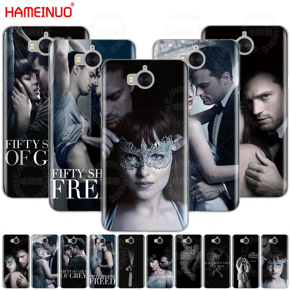 HAMEINUO пятьдесят темные оттенки сотового телефона чехол для huawei honor 3C 4X 4C 5C 5X 6 7 Y3 Y6 Y5