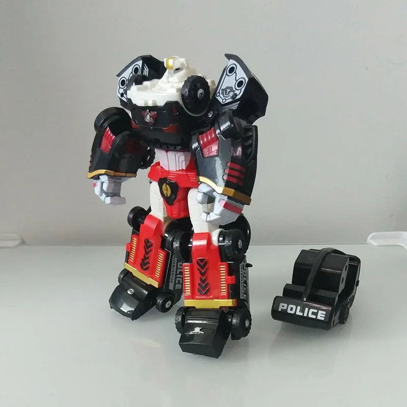 Автомобиль робот игрушки черный Tobot 4 в 1 Трансформация Робот 4 автомобиль сливается Деформация Модель коллекционные игрушки детские рождественские подарки