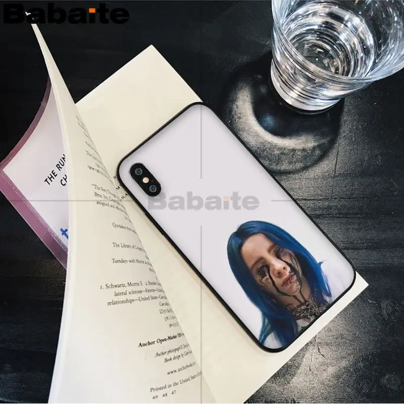 7 Babaite Billie Eilish Новинка чехол для телефона Fundas чехол для Apple iPhone 8 7 6 6S Plus X XS MAX 5 5S SE XR мобильных телефонов - Цвет: 7