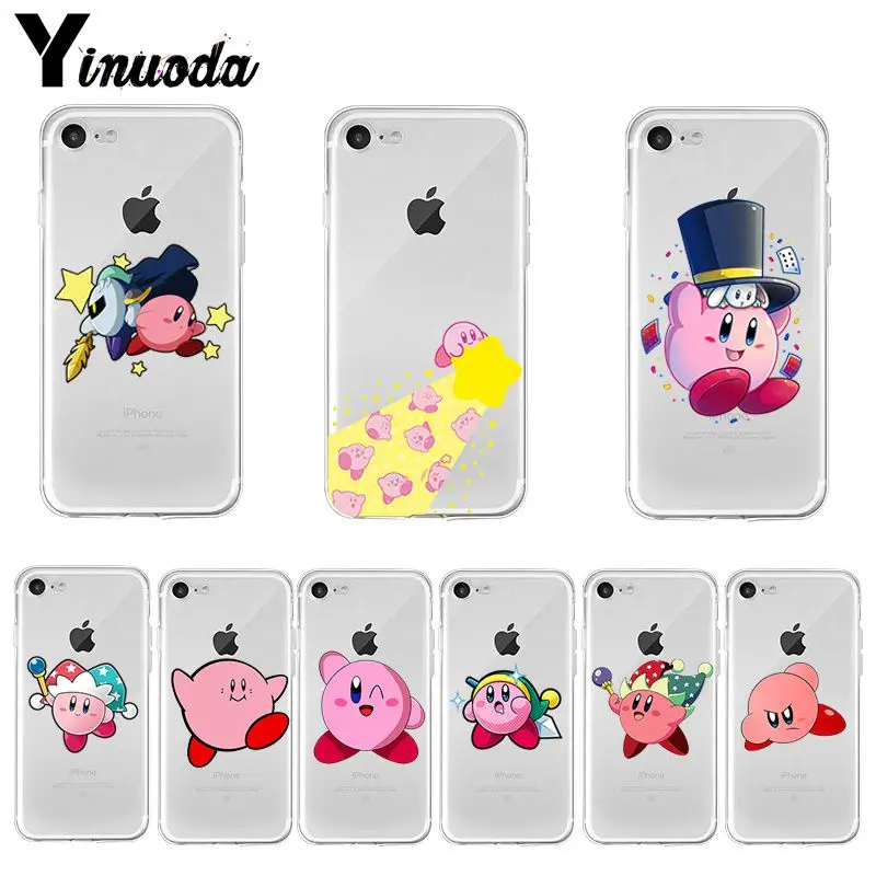 11pro MAX Kirby Pattern резиновые мягкие Аксессуары для телефонов чехол iPhone 8 7 6 6S Plus X XS max 10 5