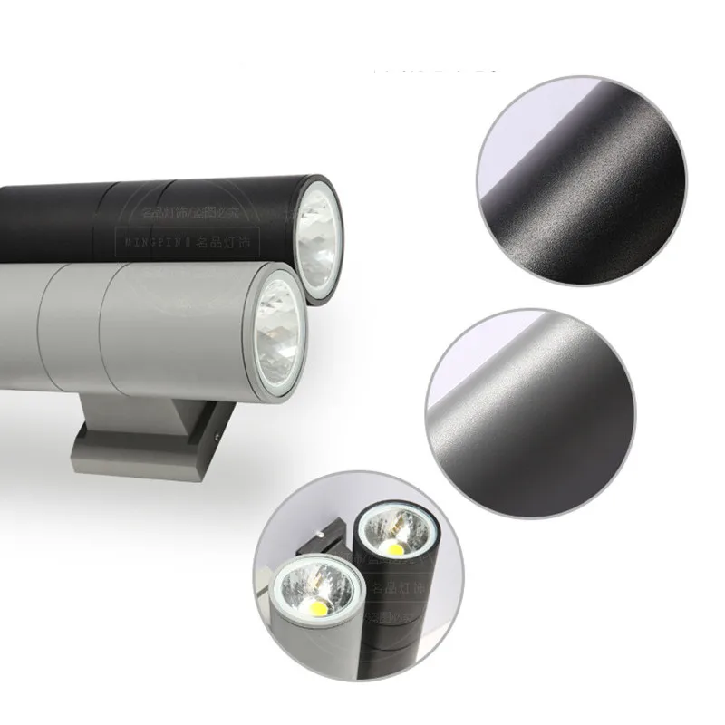 Светодиодный двойной головной настенный светильник COB наружное водостойкое