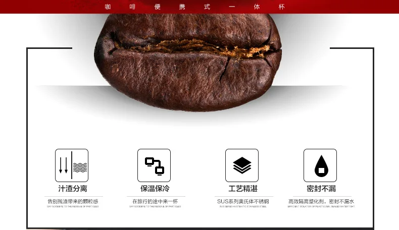 Портативная ручная кофеварка с кофемолкой, многофункциональный аппарат, кофейная машина из нержавеющей стали