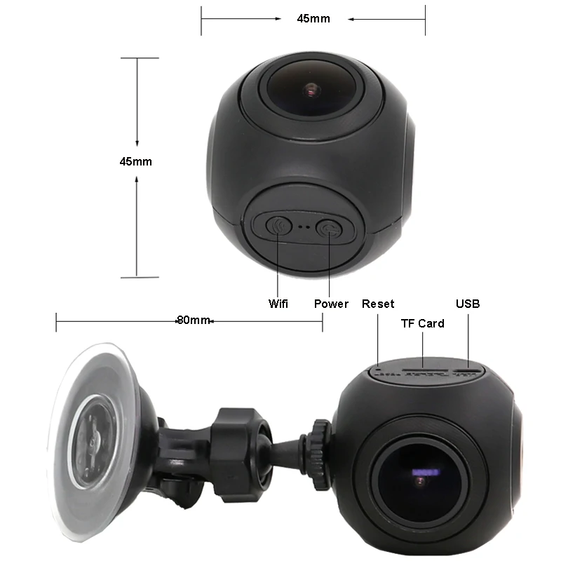 E ACE Автомобильный видеорегистратор 2018 новейший Wifi авто 170 градусов FHD 1080P Dvr