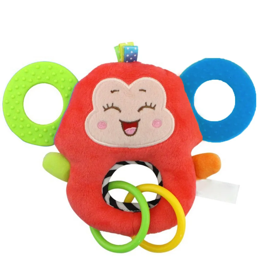 Игрушка детская мягкая плюшевая погремушка в виде животного|Мягкие игрушки