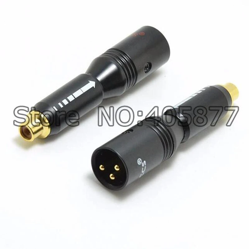 

XLR Female to RCA Female socket Plug and XLR Male Plug To RCA Female Plug connector