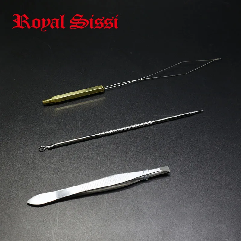 Набор для завязывания мушек Королевского ssi 3 шт./компл. устройство bodkin и пинцет