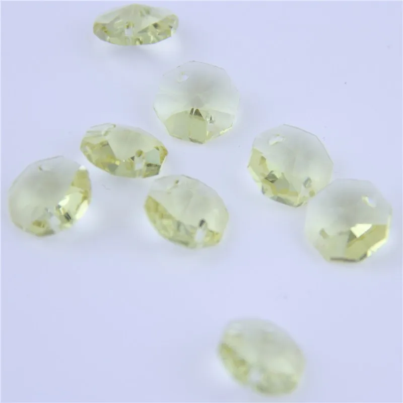2000 шт./лот желтый серии восьмиугольник бусины стекло свободный для украшения