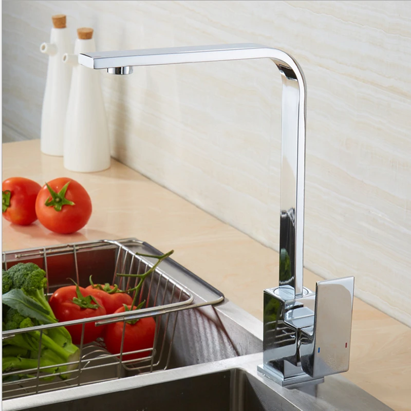 Hongdec высококачественный современный латунный смеситель с одной ручкой черный