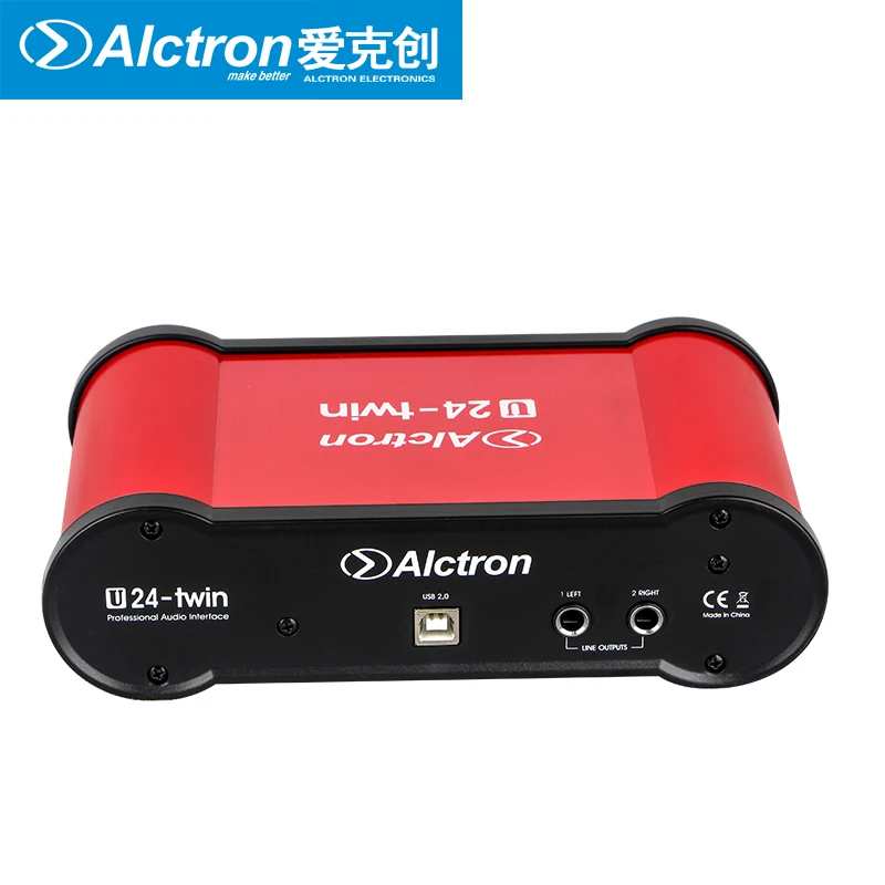 Alctron U24 twin портативная запись прямой трансляции караоке Внешняя USB звуковая карта