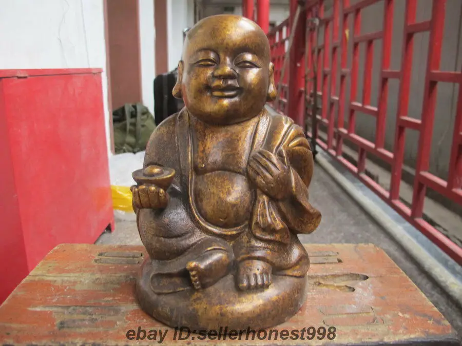 Тибетская бронзовая фигурка для привлечения богатства благоприятная буддийская