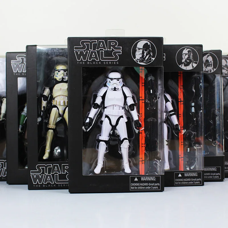 

16cm The Black Series Yoda Phasma Darth Maul Darth Vader Hab Solo PVC Action Figure Toy Model