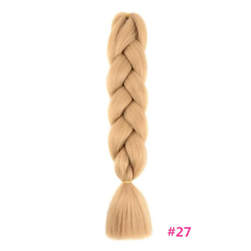 P4/30 Pervado волосы 2"(60 см) 1 шт. большие синтетические косы волосы для наращивания серый розовый синий сплошной цвет крючком плетение волос оптом - Цвет: P4/30