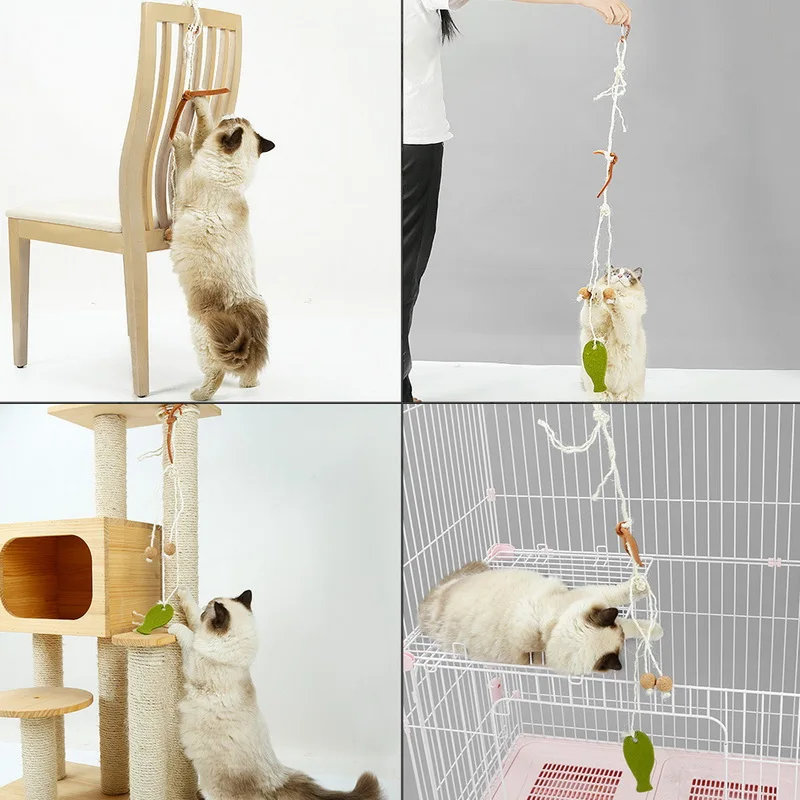 Маленький щенок игрушки для котят кошачья мята Кот Игрушка природа сизаль