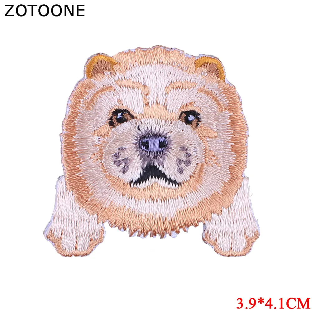 Милая нашивка ZOTOONE для чихуахуа Сиба-собаки с утюгом детской одежды нашивки