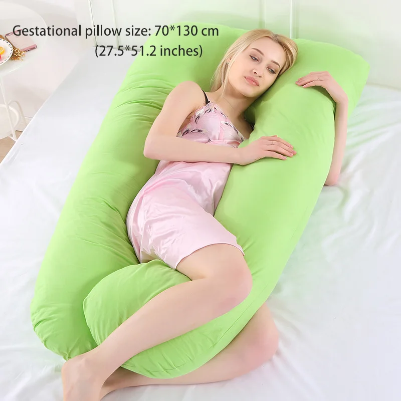 

Multi-function Support Pillow Pregnant Women Body Cotton Pillowcase Maternity Pillows Pregnancy Washed U - shaped Nap Cushion