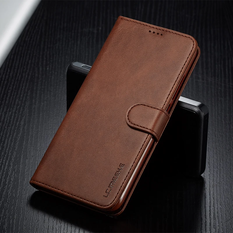 Чехол для Redmi 7A кожаный Винтажный чехол бумажник телефона откидной Магнитный Xiaomi