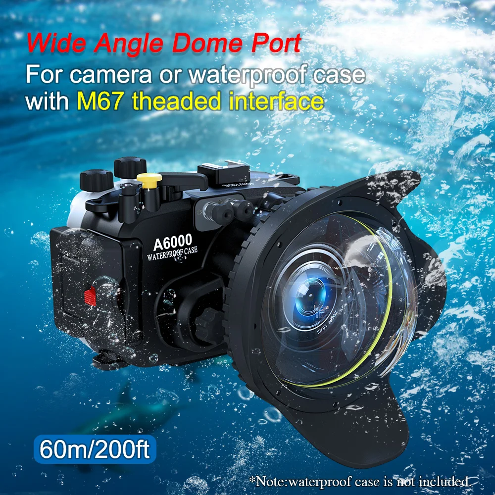 Seafrogs для Olympus TG-5 чехол 60 м/195ft TG5 корпус для подводного дайвинга водонепроницаемый чехол с двумя оптоволоконными портами