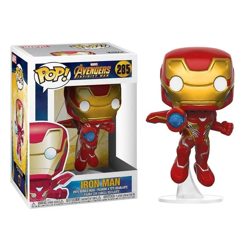 FUNKO POP аниме Marvel Мстители 3 Бесконечная война паук фигурка мужчины игрушки Raytheon