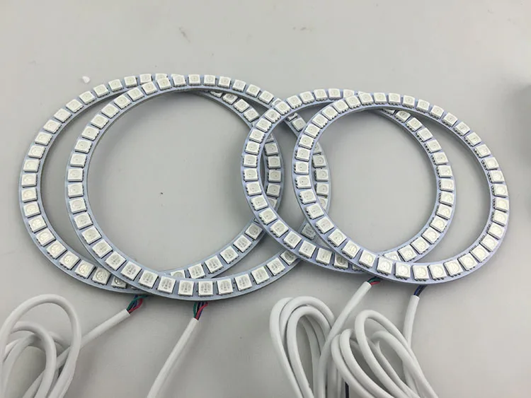 Для Kia Sorento R 2009 2010 2011 2012 RGB светодиодный фар колец halo ангел демон глаза с пульта