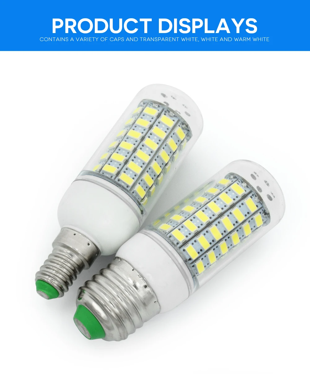 Светодиодные лампы E27 E14 B22 5730 SMD G9 GU10 светодиодный 24 36 48 56 69 72|Светодиодные и трубки|