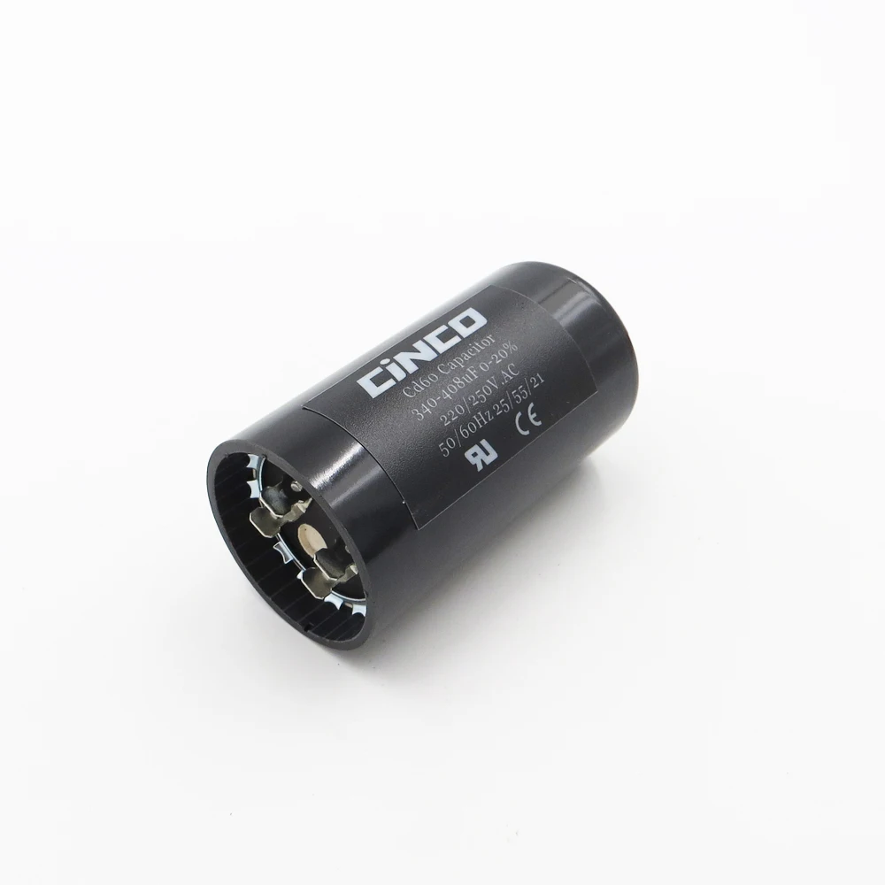 CD60 пусковые конденсаторы двигателя RV запуск 340-408MFD 220V 250V 275V 340-408 mf uf компрессор HVAC