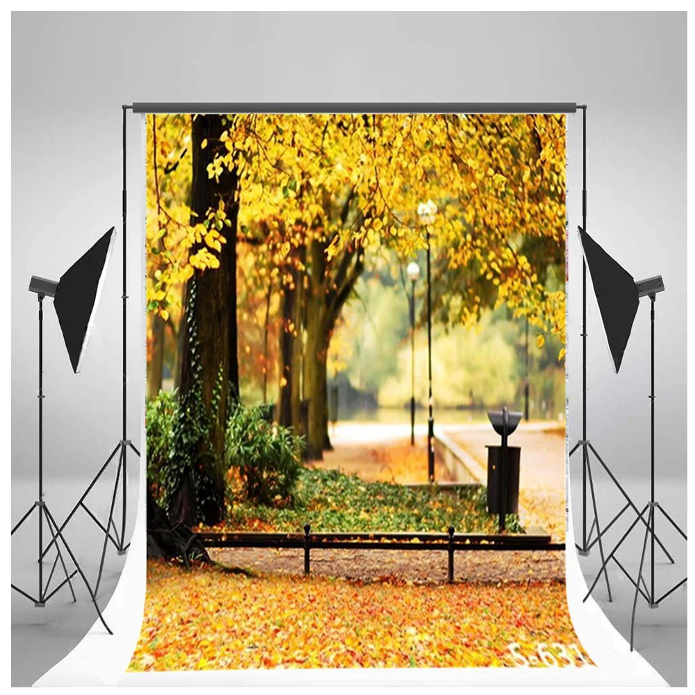 Винил фон 3x5ft фотографии Задний план живописные тема осень сцена Аксессуары для