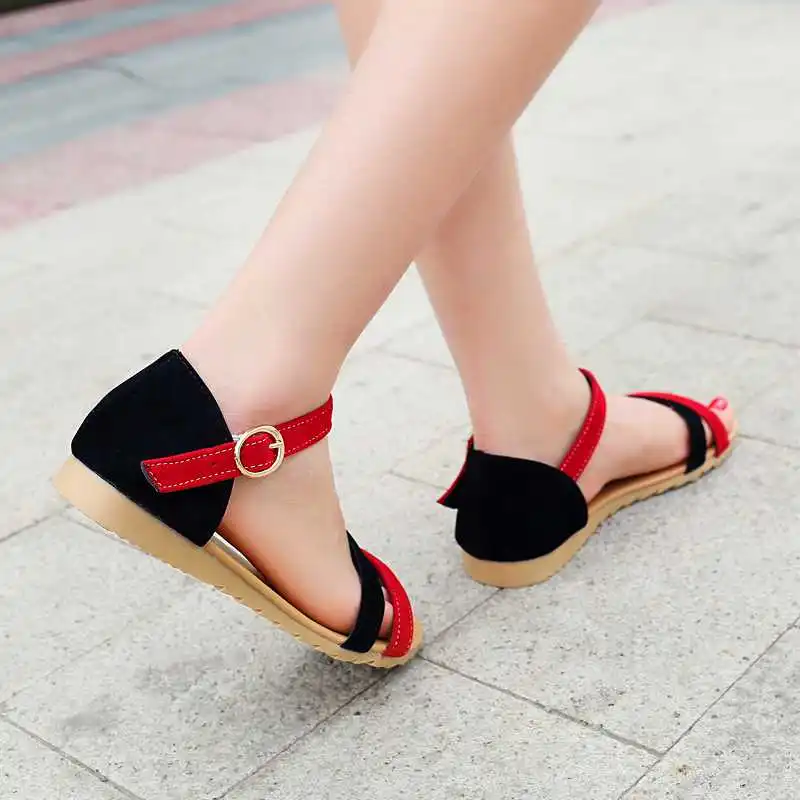 FAMSO Size34-43 Новинка 2017 года женские босоножки на платформе офисные Вьетнамки летние