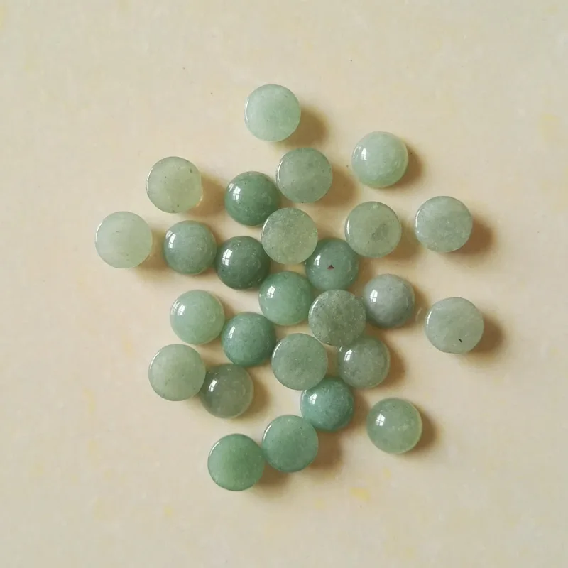 Оптовая продажа модные бусины из натурального зеленого авантюрина 8 мм круглый