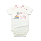 Боди для новорожденных; Одежда для маленьких девочек; Летняя одежда с короткими рукавами с милым рисунком розового цвета; Одежда для младенцев