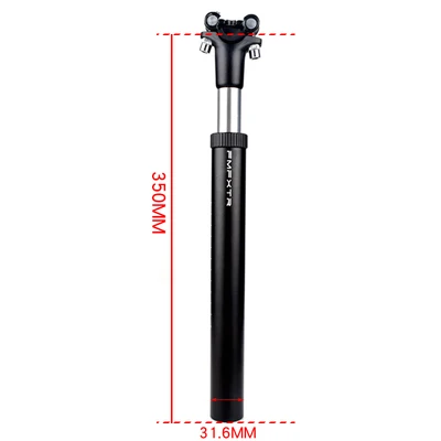 31.6mm black Fmfxtr горный велосипед седло амортизатор длинный стержень подседельный Лифт амортизатор Подседельный штырь 27,2/30,8/31,6 на подседельную трубу рамы - Цвет: 31.6mm black