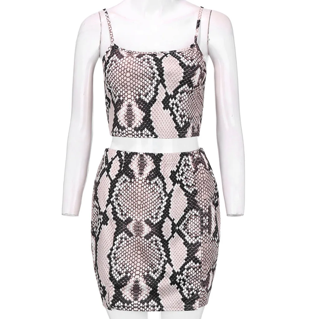 Женский летний комплект из двух предметов привлекательный коричневый