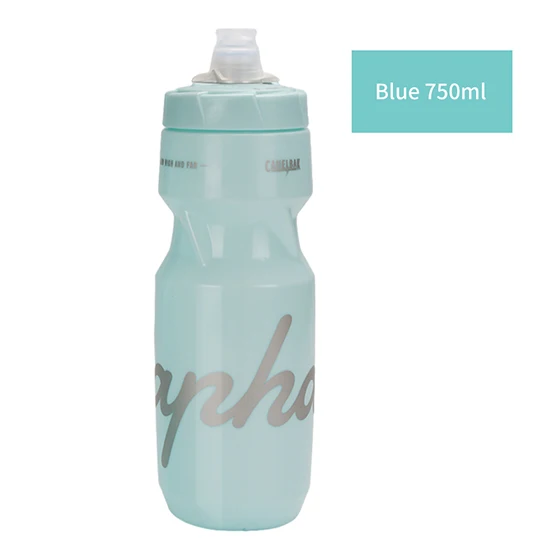 Rapha велосипед без БФА, силиконовый спортивный бутылка для воды велосипед PP бутылка для напитков герметичные бутылки для езды на велосипеде 620/750 мл 5 цветов - Цвет: blue750ml