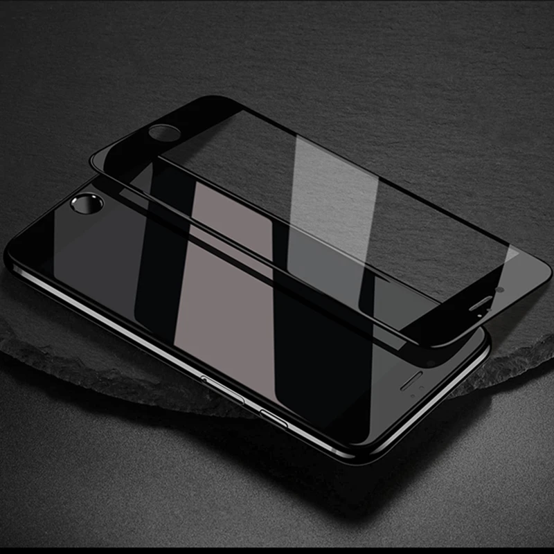 Baixin протектор экрана для iphone X 8 7 plus закаленное стекло для iphone 6 S 6s plus 4D изогнутый край Полное покрытие iphone 7 пленка стекло