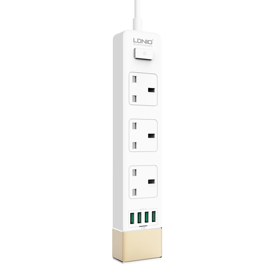 LDNIO 4 порта USB Порты и разъёмы для рабочего стола Зарядное устройство Мобильный