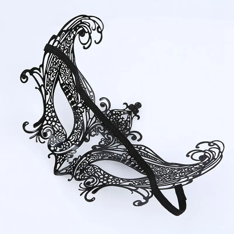 GNHYLL Стразы металлическая Роскошная Венецианская лазерная резка маскарадная