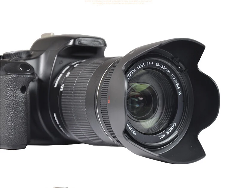 Фото EW-73B 67 мм ew 73b EW73B бленда Реверсивный объектив для камеры аксессуары для Canon 650D 550D 600D 60D 700D 18-135 17-85 мм объектив №3