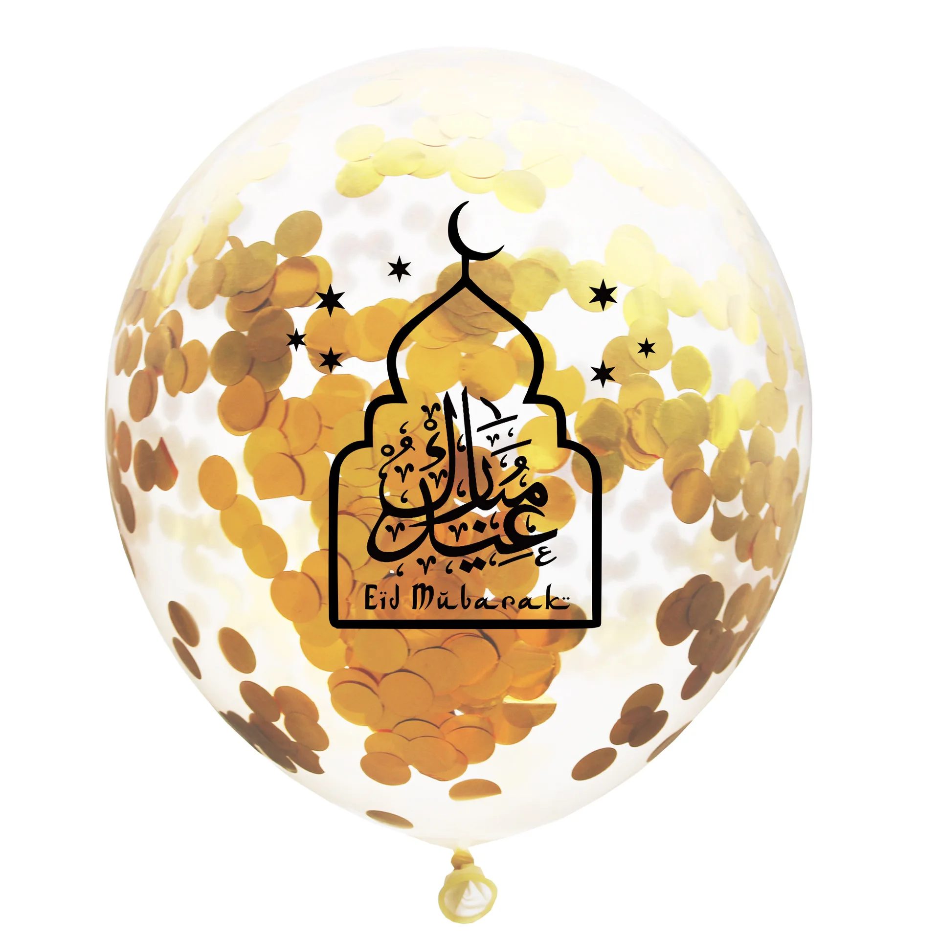 Воздушный шар EID MUBARAK 10 шт. 12 дюймов Конфетти Рамадан и Eid украшение для дома
