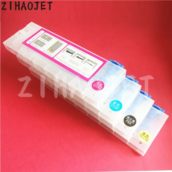 Пластиковый чернильный картридж для Широкоформатного Принтера 220 мл CMYK