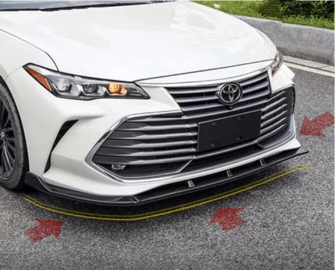 Высокое качество 3 шт./компл. ABS Краски автомобиль передний бампер спойлер авто