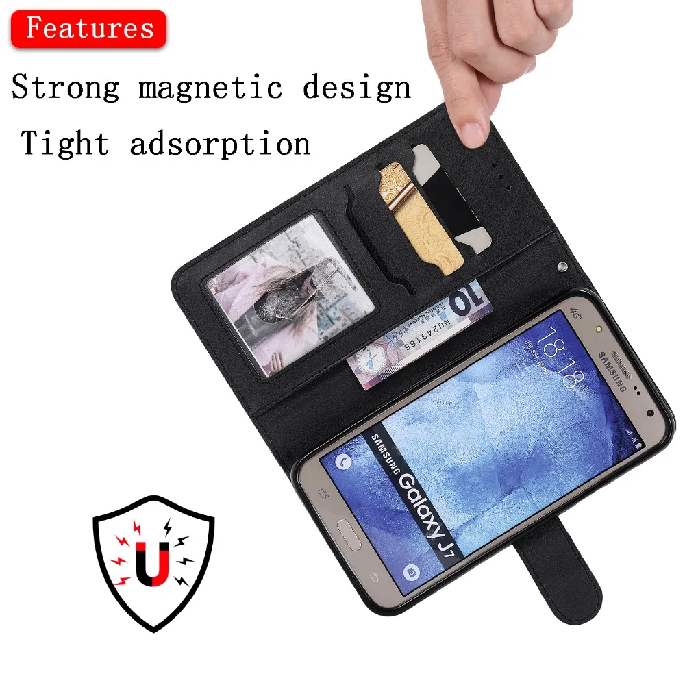 Съемный магнитный чехол 2 в 1 для samsung Galaxy J7 Neo J701M J7 Core J701FZ J7 Nxt J 7 Duos J701 J700 кожаный чехол для телефона