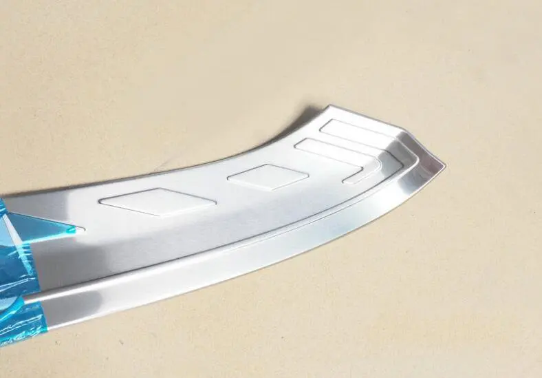 

For Tesla Model X 2016 2017 2018 Stainless Steel Exterior Outer Rear Bumper Plate Cover Trims Accessories car styling
