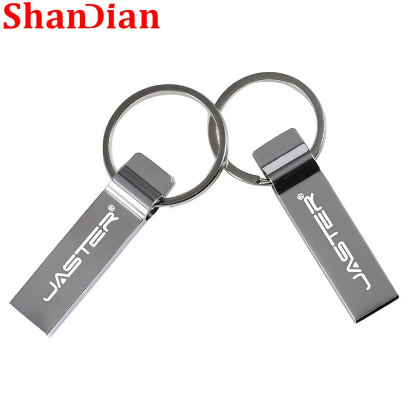 USB-флеш-накопитель SHANDIAN 8/16/4/32 ГБ металлический с кольцом для ключей | Компьютеры и