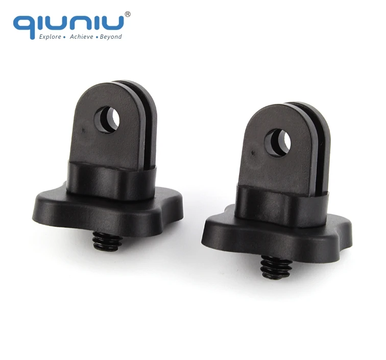QIUNIU 2 шт Мини штатив преобразует адаптер с 1/4 дюймовой резьбой для GoPro Hero 6 5 4 3+ для Xiaomi Yi камеры