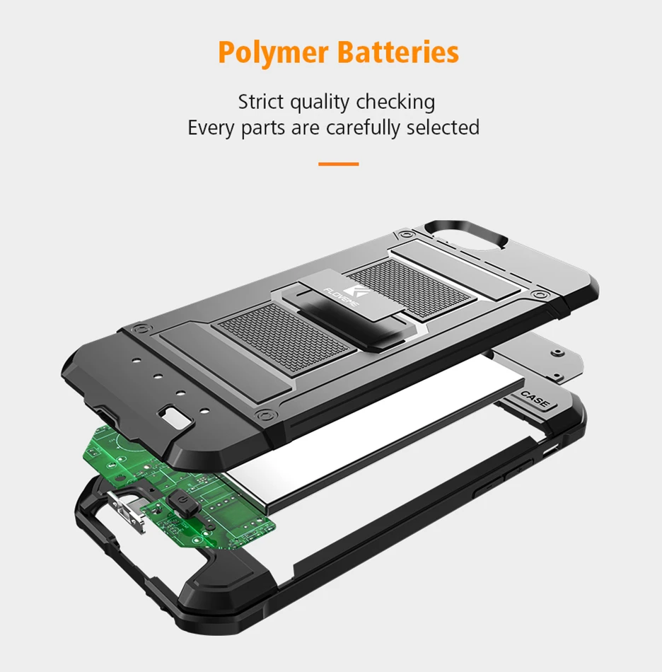 Чехол FLOVEME power для iPhone 7, 8, 6, 6s Plus, портативный чехол для зарядки iPhone, чехол для аккумулятора для iPhone 6, 7, 8 Plus