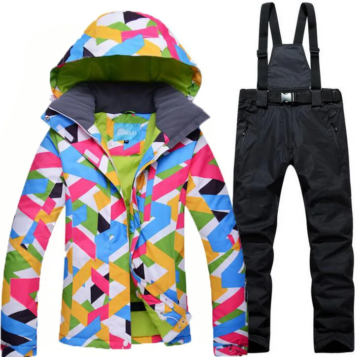 

Новый водонепроницаемый Зимний уличный Сноуборд Горячая Распродажа теплая ветрозащитная лыжная куртка + лыжные брюки костюм