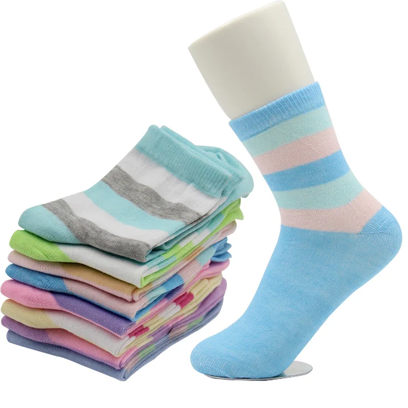 5 пар женские хлопковые короткие носки в полоску|women short socks|women sockscotton women socks |