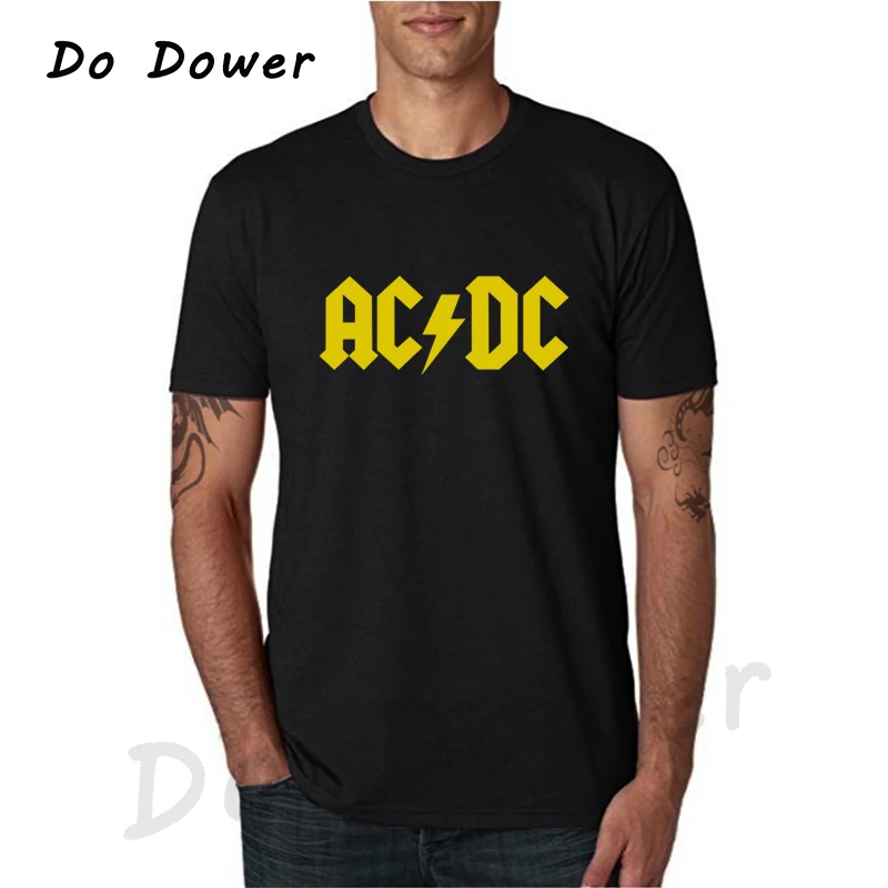 Новинка, Camisetas AC/DC Band Rock, Мужская футболка с графическим принтом Acdc, Повседневная футболка с круглым вырезом, хип-хоп, короткий рукав, хлопковый топ