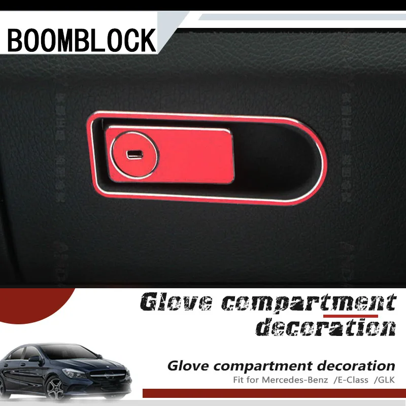 BOOMBLOCK Авто наклейки AMG для Mercedes W204 W218 W211 X204 Benz C E GLK GLS класс коробка хранения