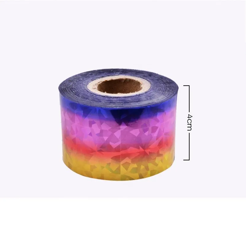 1 рулон 120 м лазерное звездное небо дизайн ногтей переводная Фольга наклейки