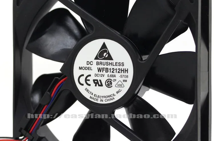 

Cooling ventilation fan 12025 12v 0.68a . double bearing wfb1212hh